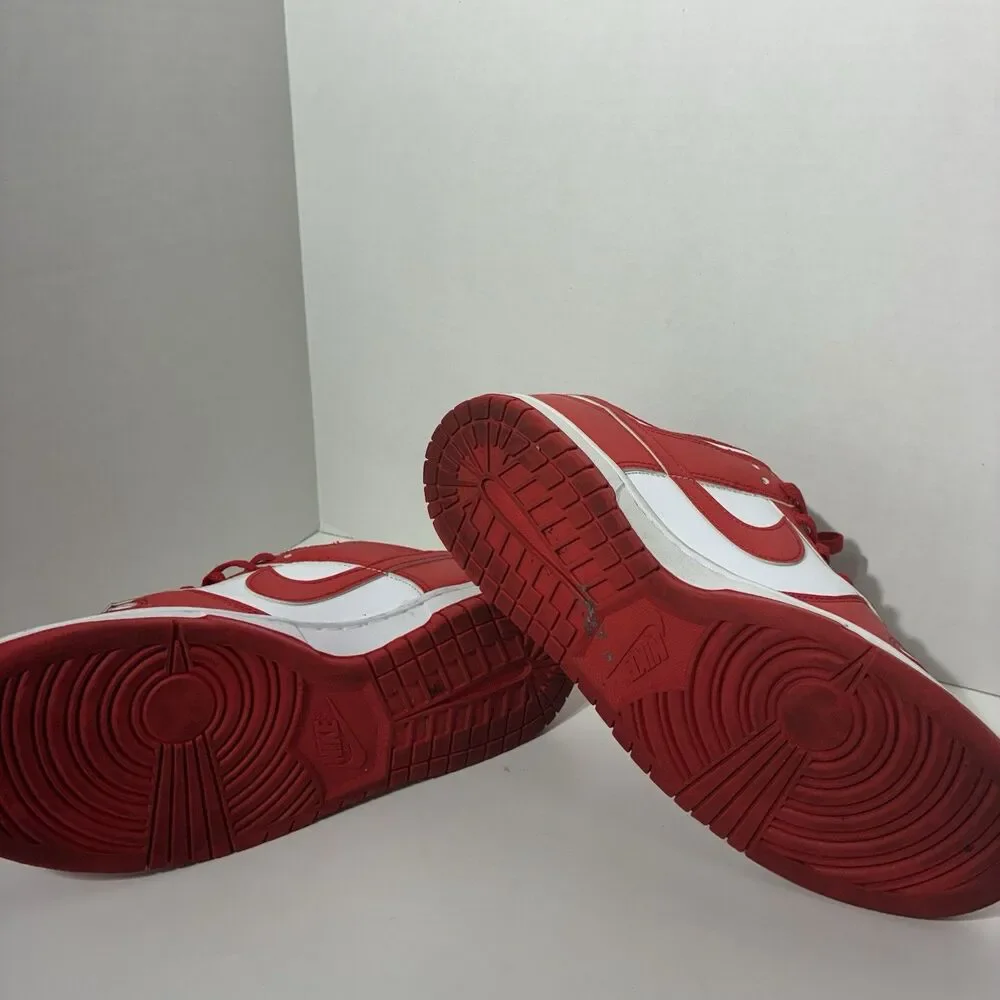 Nike Dunk Low Retro St. John’s Men’s Size 8.5 Red White HF5441-104